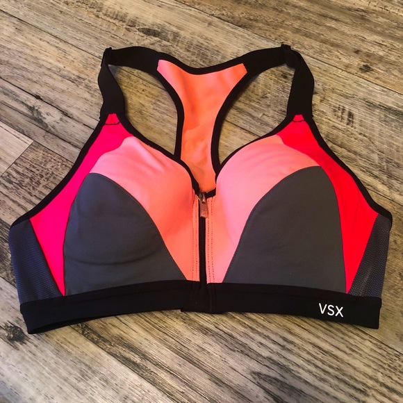 Victoria’s Secret VSX Zip Front Sports Bra - Picture 1 of 3